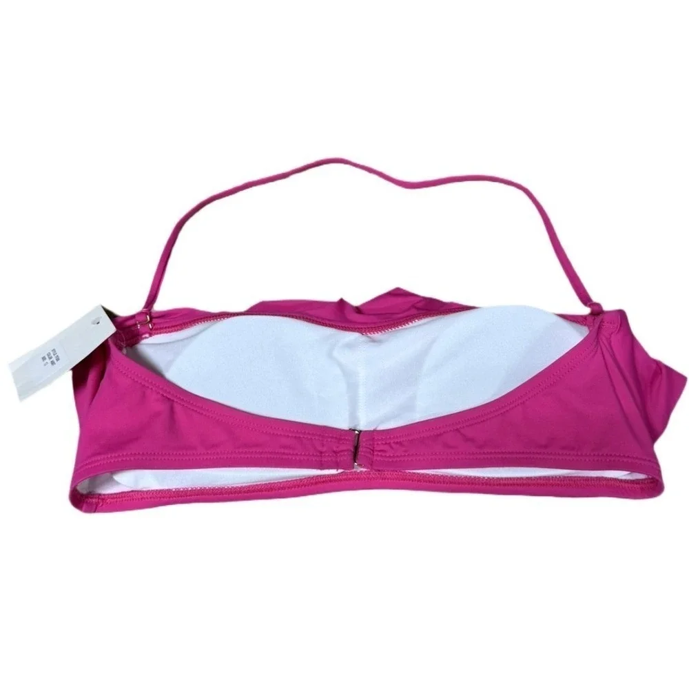 Ocean Avenue Fuchsia Pink Halter Bikini Top Size 12 NWT Swim Top
